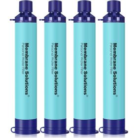 Membrane Solutions Straw Water Filter, Survival Filtration Portable Gear, Emergency Preparedness, Supply for Drinking Hiking