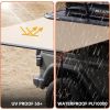 ALL-TOP Vehicle Awning 8.2'x8.2' Roof Rack Pull-Out Sun Shade UV50+, Weatherproof 4x4 Side Awning for Camping