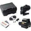 558+G43 Holographic Collimator Sight Red Dot Optic Sight Tactical Hunting Gear W/20mm Rail Mounts&Quick Detach Lever