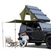 Explorer Plus Rooftop Tent Hardshell with Side Awning, Air Conditioner Outlet with Bracket, Luggage Racks&Replaceable Netting Rain Curtain, Truck Bed