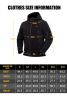 ANTARCTICA Fleece Heating Jacket For Men Women Black